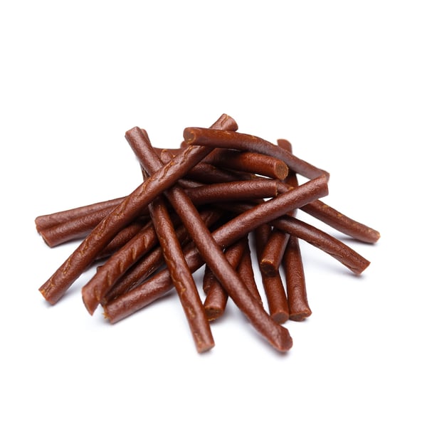 Mr. Pretzel Delicatessherkut, pehmeät naudan lihanauhat 90% koirille 500g