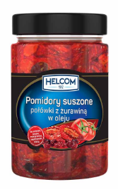 Helcom torkade tomathalvor med tranbär i olja 327 ml