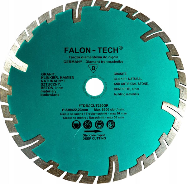 Falon Tech 300 mm dybtskærende diamantblad