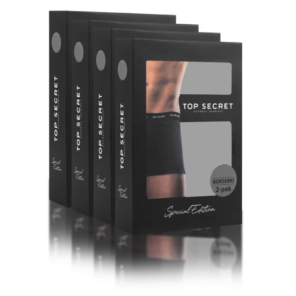 TOP secret miesten puuvillaiset bokserit, 8 kpl, koko XL