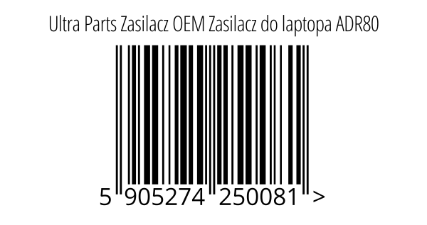 Ultra Parts - ADR80 Strømforsyning ASUS ADP-45AW 19V 2.37A 45W 5.5 x 2.5mm