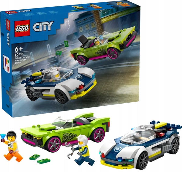 60415 - Lego City - Polisbilsjakt med Muskelbil