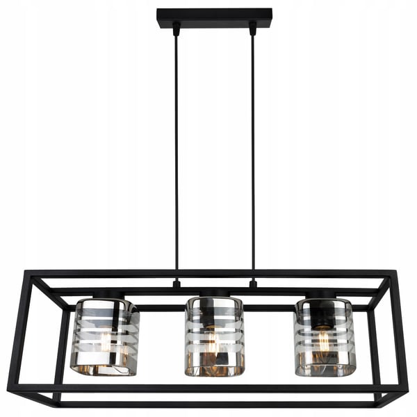 HÆNGENDE LAMPEBUR ELEGANT GLASSKÆRM