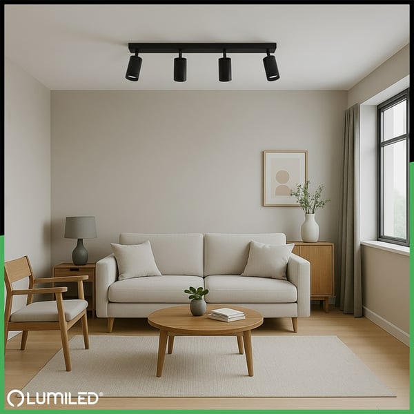 Loftlampe SPOT TUBA Reflektor Halogenarmatur 4x GU10 TABULA LUMILED