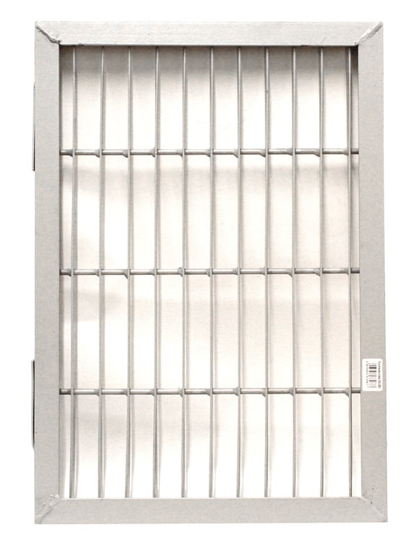 METAL DØRMÅTTE MED RAMME TIL BYGNING 500*350MM - HOWL S50*35