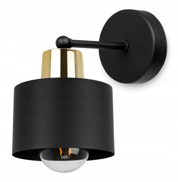 VÆGLAMPE, FIRKANTET LAMPE, LOFTSLAMPE, SORT LED-LAMPE
