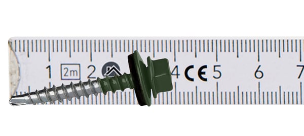 Landmandsskruer GTF2 Z14 4,8x35mm RAL 6020