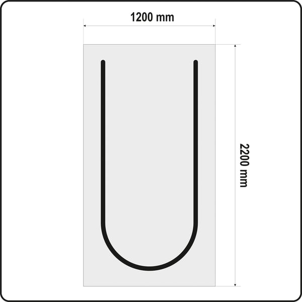 PÖLYSUOJA U-OVILLE 220 X 120 CM - YT-67220