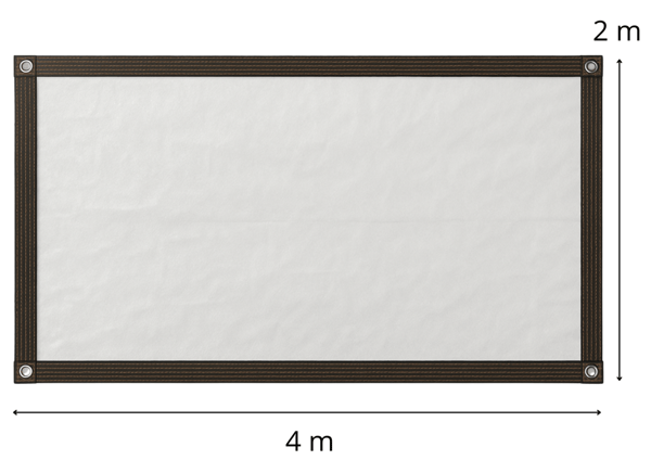 Läpinäkyvä pressu 2x4m 210g/m2 [PLANDEKA2]