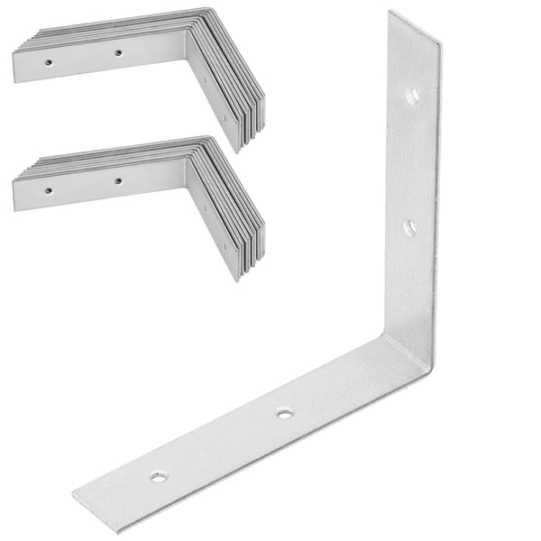 Kotarbau® Kirvesmiehen kulmaliitin ruostumatonta terästä sinkittyä 100 x 100 x 20 mm 25 kpl:n sarja Kotarbau® Kirvesmiehen kulmaliitin ruostumatonta terästä sinkittyä 100 x 100 x 20 mm 25 kpl:n sarja