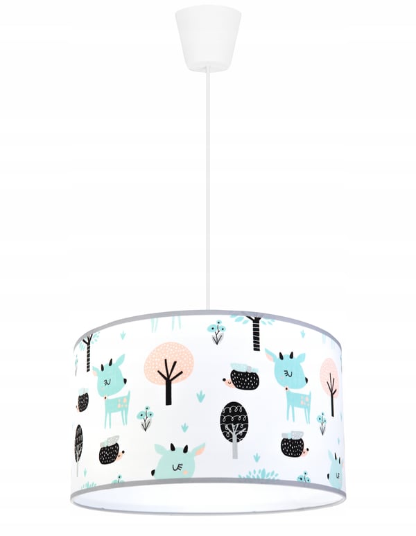 BØRNES LOFTSLAMPE LED-LAMPESKÆRM BAMBI