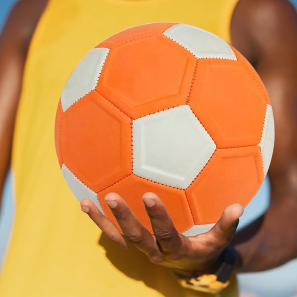 Fotboll med twisteffekt neon konturerad kurva sport storlek 5