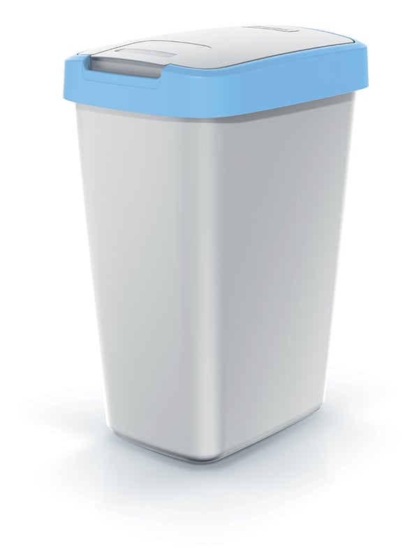Compacta Q papperskorg 12L ljusblå