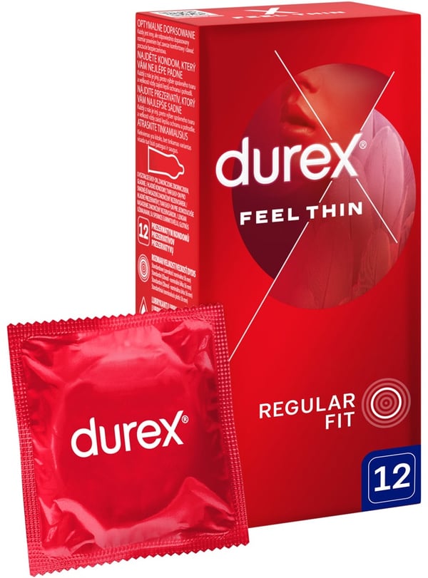 Durex Feel Thin Classic 12 st. kondomer