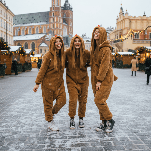 Herr mörk renpyjamas present kigurumi onesie hel del l Onesie kostym ren - M