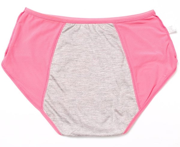 Rosa menstruationsshorts 5XL