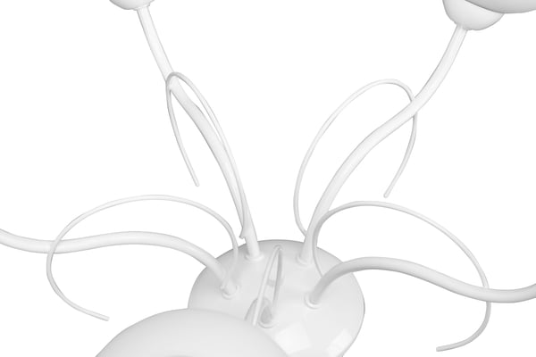 Loftlampe med glasskærme klassisk E27