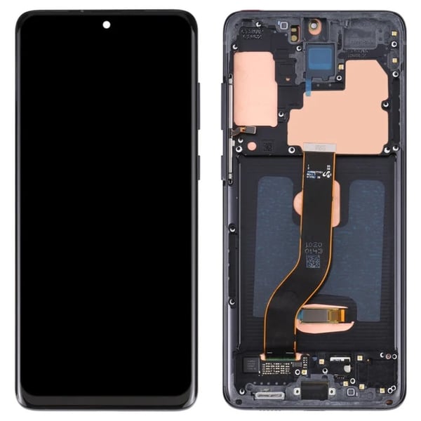 LCD-skærm + touchskærm Samsung Galaxy S20 PLUS G985 G985F OLED ramme