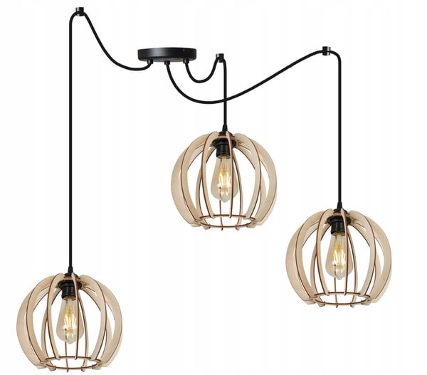 MODERNI PUINEN LED-KATTOVALAISIN