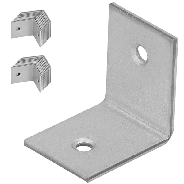 Kotarbau® Kirvesmiehen kulmaliitin ruostumatonta terästä sinkittyä 30 x 30 x 25 mm 25 kpl:n sarja
