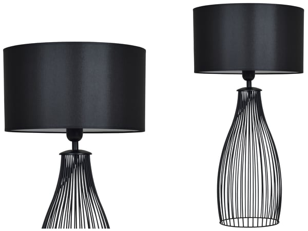 Moderne gulvlampe med lampeskærme at vælge imellem