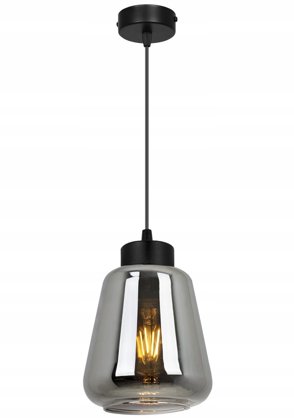 MODERNE ELEGANT HÆNGELAMPE MED GLASSKÆRM