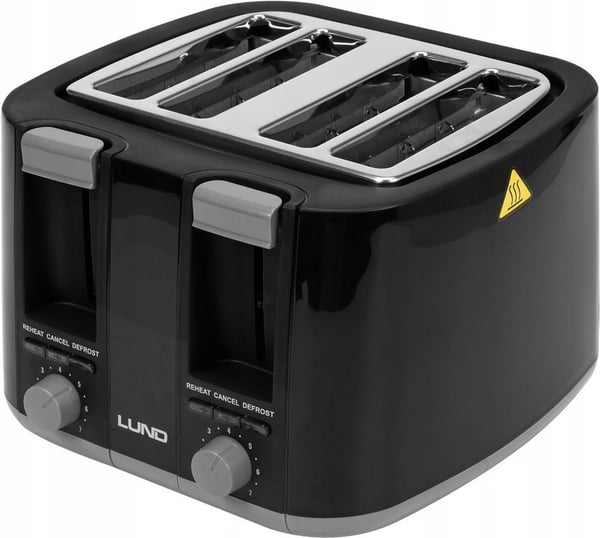 BRÖDROST 1300-1500W SVART - W-67501