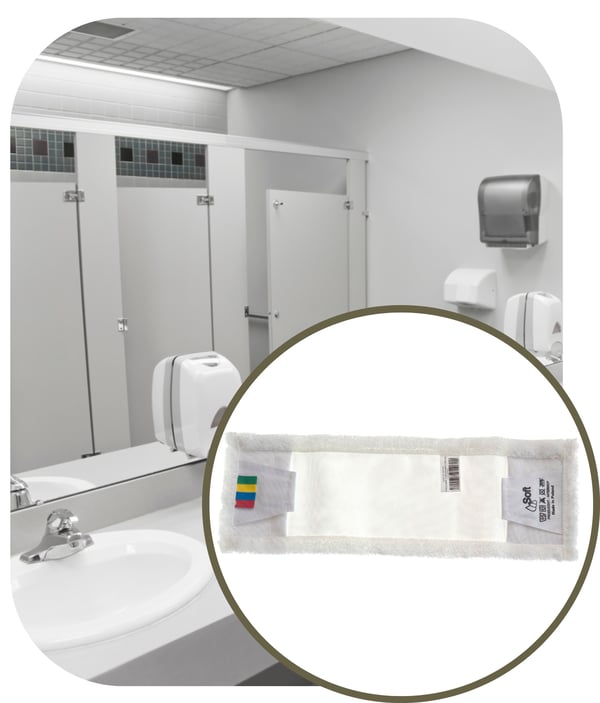 Dubbelfunktionsmopp 40 cm mikro Eco (MMLEDW4)