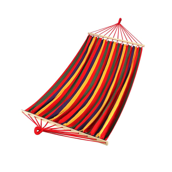 Yhden hengen puutarhariippumatto poikkipuulla, 200 x 60, 150 kg vahva