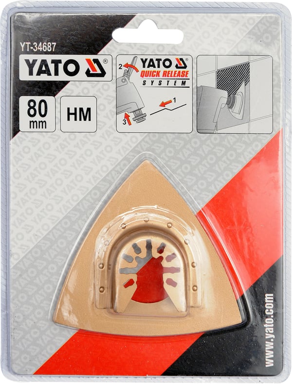 80 MM KOLMIONMUOTOINEN VAADELMA MONITYÖKALULLE - YT-34687