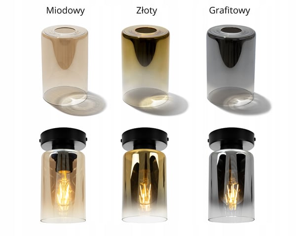MODERN TAKLAMPA ELEGANT GLASLAMPA