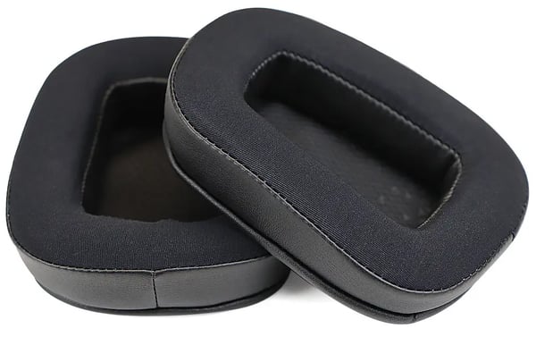 Logitech G933 G633 G935 öronkuddar skumgel svart