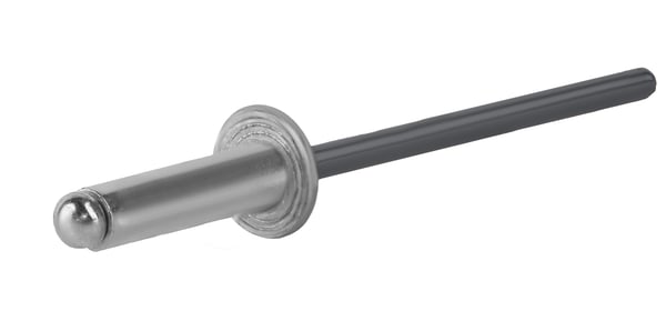 Åbne aluminiumnitter 3,2x8mm RAL7016