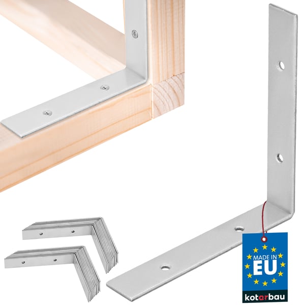 Kirvesmiehen kulmaliitin sinkittyä terästä 150x150x25 mm 25 kpl