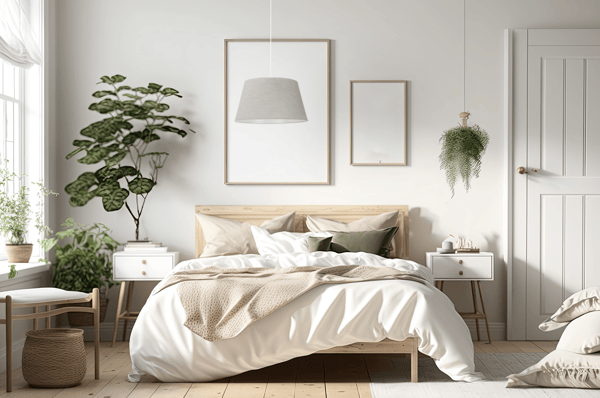 Hængelampe, linnedkegle, sort, 1 flad, lys beige lampeskærm, L02 44cm