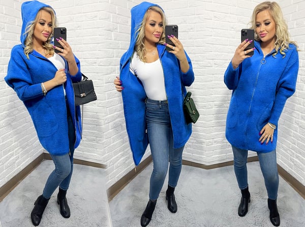 ALPACA LYNLÅSFRAKKE ULD FARVER oversize LANG KAMEL