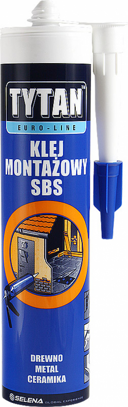 280 ml Tytan EURO-LINE SBS monteringslim - Mon EUR lim 280 ml Tytan EURO-LINE SBS monteringslim - Mon EUR lim