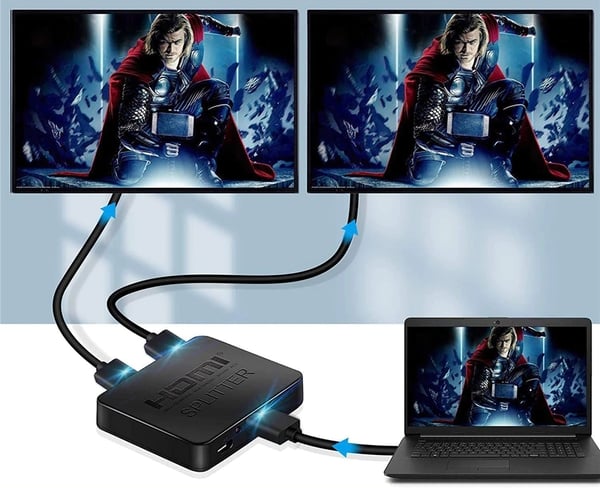 HDMI 2.0 SPLITTER 1x2 ULTRAHD SPLITTER HDCP 2.2