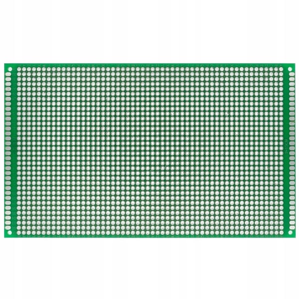 Kaksipuolinen universaali prototyyppilevy 90 x 150 mm vihreä