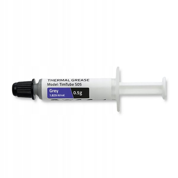 Qoltec TimTube S05 Termopasta | 1,829 W/m-K | 0,5 g | Grå