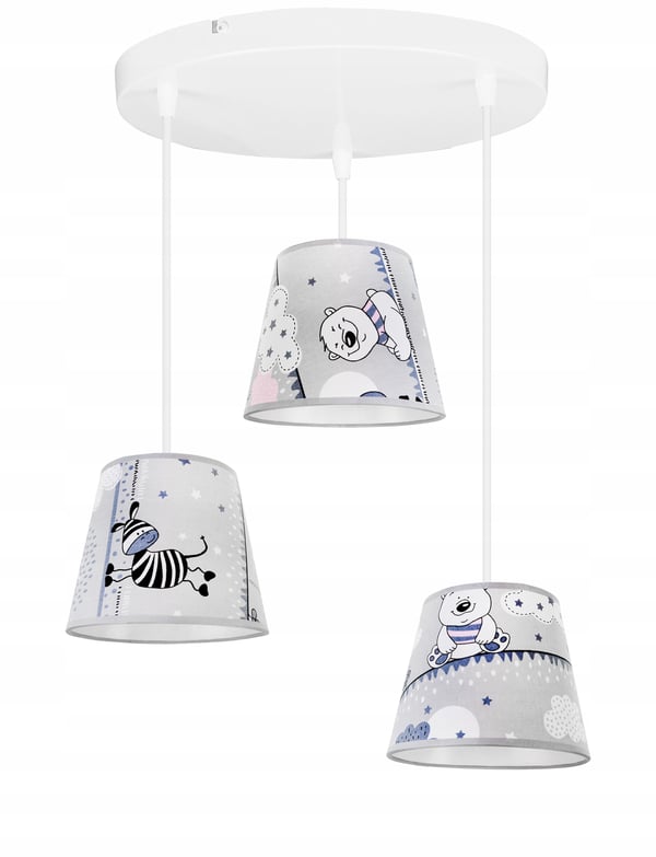 Lofthængende lampe til børn, LED-lampeskærm