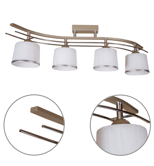 Lofthængende lampe, lysekrone, glasplade