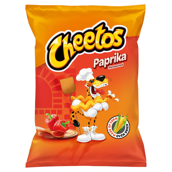 Cheetos paprikanmakuiset maissisipsit 130 g Cheetos paprikanmakuiset maissisipsit 130 g