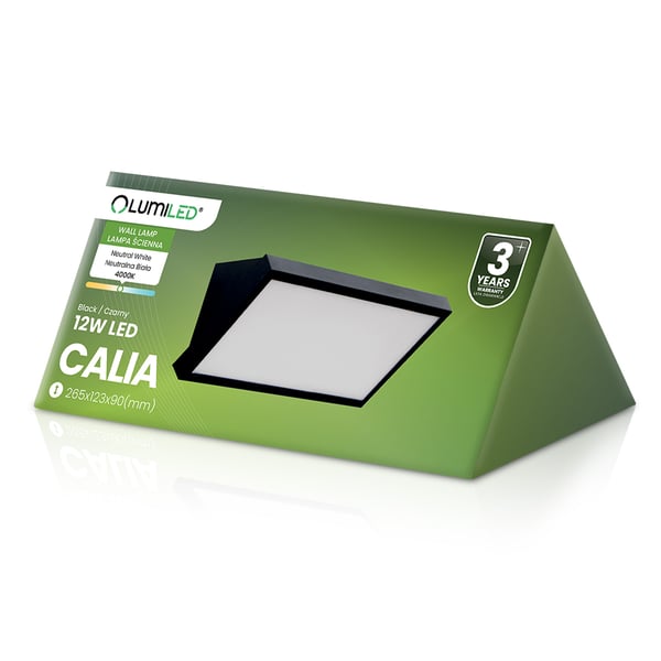 Utomhuslampa väggarmatur LED 12W IP44 CALIA LUMILED