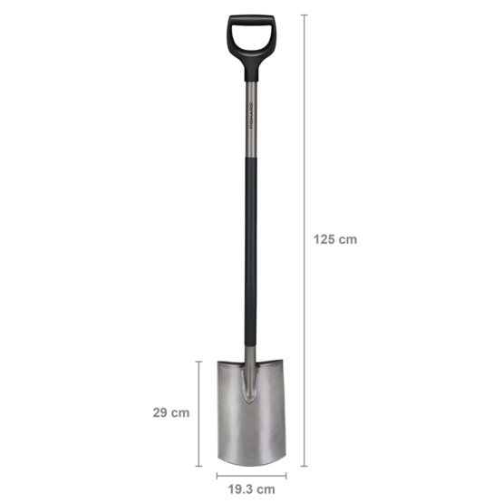 ERGONOMI LIGE SPADER, GRÅ - FS-1067512