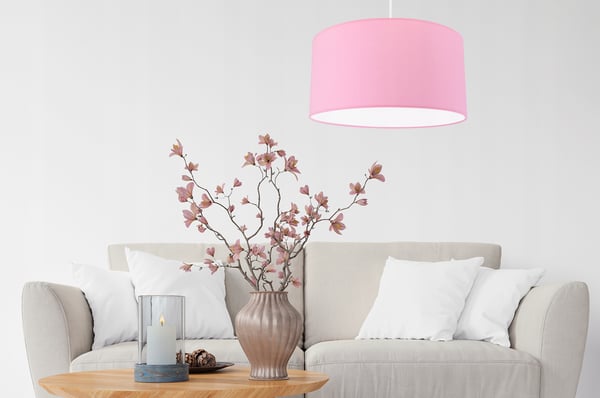 LAMPSKÄRM FÖR GOLVLAMPA ROSA 40 CM