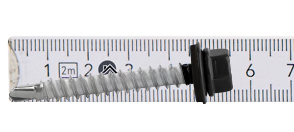 GTF HD Z16 landmandsskruer 6,4-50mm RAL 9005