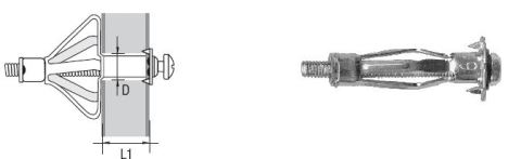 MOLLY STÅLSPIN 4*32MM - 100,0 STK - COL SM4*32