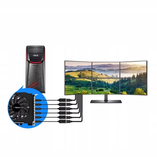DisplayPort - HDMI 2.0 -sovitinkaapeli, 4K/60Hz, 3M - Pawonik