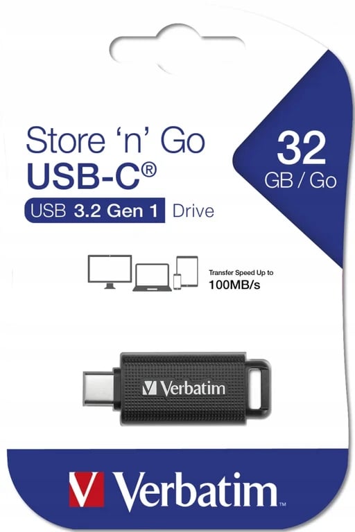 Verbatim Store 'n' Go 64 GB USB-C 3.0-minne
